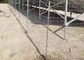 De Draad Mesh Fencing van de Zonne-energiepost 150mm Staal voor Zonnepaneel het Opzetten Toebehoren